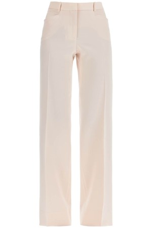 톰포드 여성 바지 high waist wide leg pants in virgin wool light blush NB02