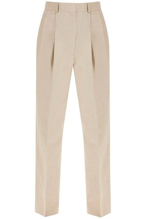 토템 여성 바지 tailored linen blend trousers for men NB02