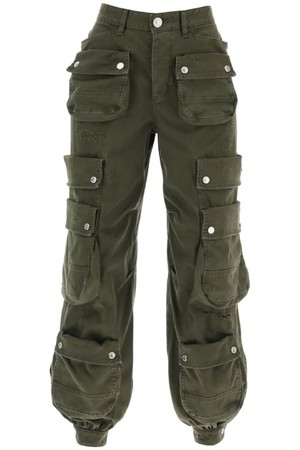 디스퀘어드2 여성 바지 wide leg cargo pants NB02