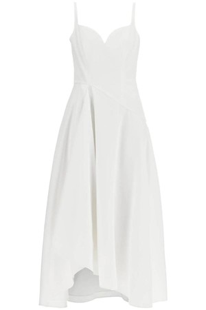 알렉산더 맥퀸 여성 원피스 midi dress with sweetheart neckline NB02