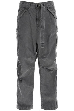 사카이 남성 바지 ripstop cargo pants in NB02