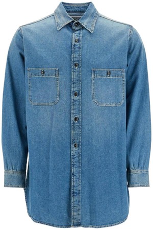 메종마르지엘라 남성 셔츠 lightweight denim shirt NB02