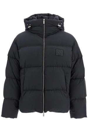 오프화이트 남성 패딩  down jacket with logo patch NB02