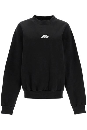 발렌시아가 여성 맨투맨 후드 reflective logo sweatshirt with NB02