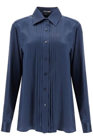 톰포드 여성 셔츠 블라우스 silk charmeuse blouse shirt NB02