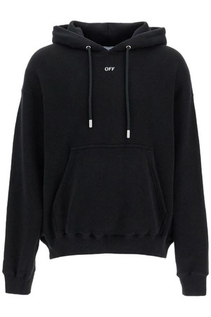 오프화이트 남성 맨투맨 후드 hooded sweatshirt with off print NB02