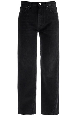 토템 여성 청바지 faded black organic cotton jeans with twisted seams NB02