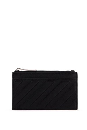 오프화이트 남성 카드 지갑 leather diag card holder NB02