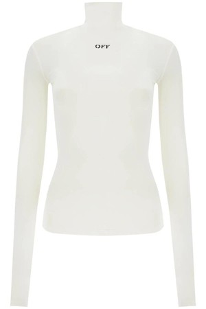 오프화이트 여성 티셔츠 second skin long sleeve turtleneck top NB02