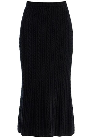 알렉산드라리치 여성 스커트  knitted midi skirt with cable knit NB02