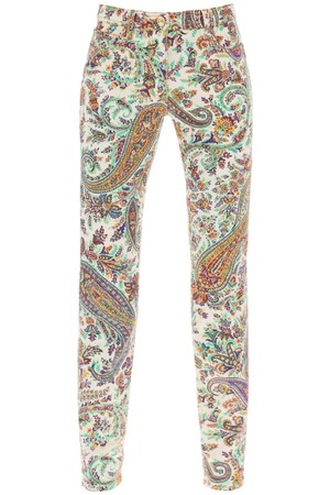 에트로 여성 청바지 paisley patterned jeans NB02