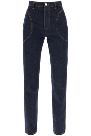 알라이아 여성 청바지 high waisted slim fit jeans NB02