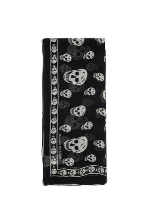 알렉산더 맥퀸 여성 스카프 silk skull scarf NB02