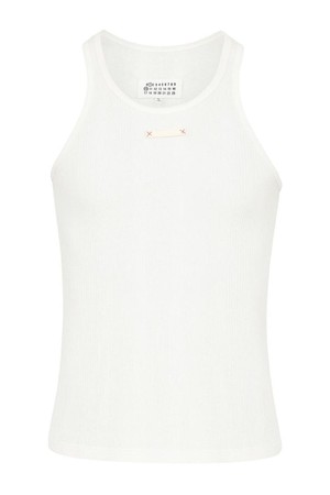 메종마르지엘라 남성 티셔츠 LOGO COTTON BLEND TANK TOP NB30