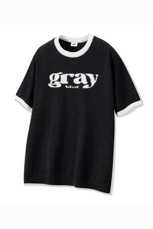 아라스 링거 니트 반팔 / GKBST33 / 3color