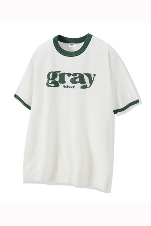 아라스 링거 니트 반팔 / GKBST33 / 3color