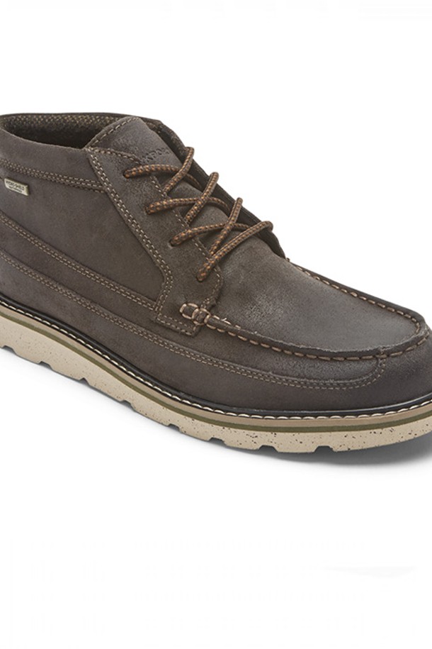 LACOSTE - 부츠 - 락포트 스톰 프론츠 목 부츠 CH6516 W Dark Brown Sde