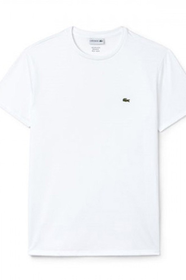 LACOSTE - 반팔티셔츠 - 라코스테 남성 크루넥 반팔티셔츠 TH6709 White