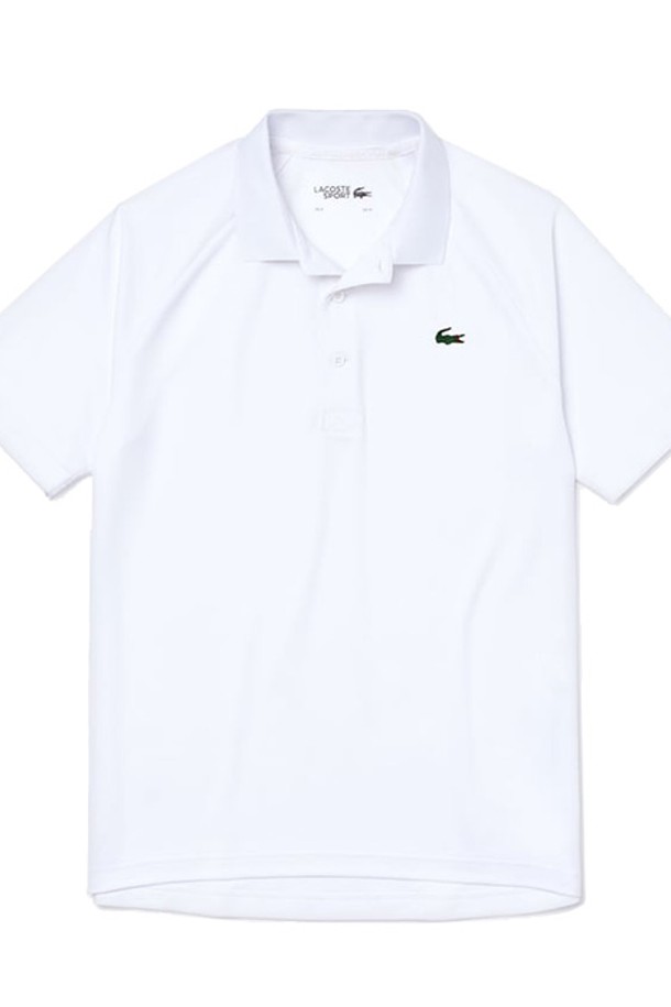 LACOSTE - 반팔티셔츠 - 라코스테 남성 스포츠 골프 반팔카라티 DH3201 White