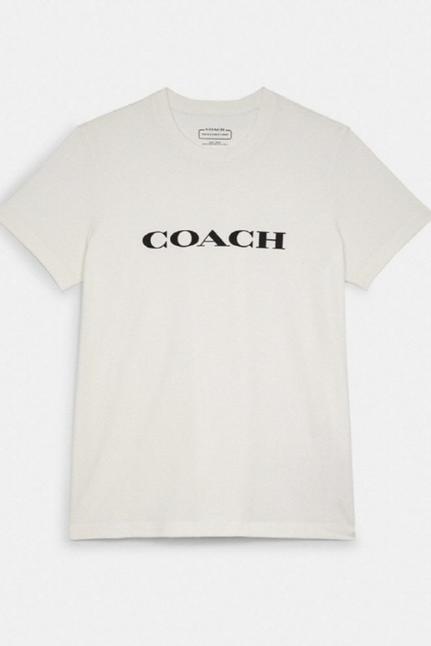 COACH - 반소매 티셔츠 - 코치 Essential 반팔티셔츠삭2410C8786 WHT