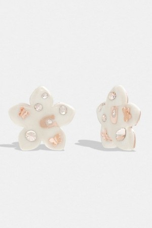 코치 Wildflower Resin Stud 귀걸이 CL135 OZA