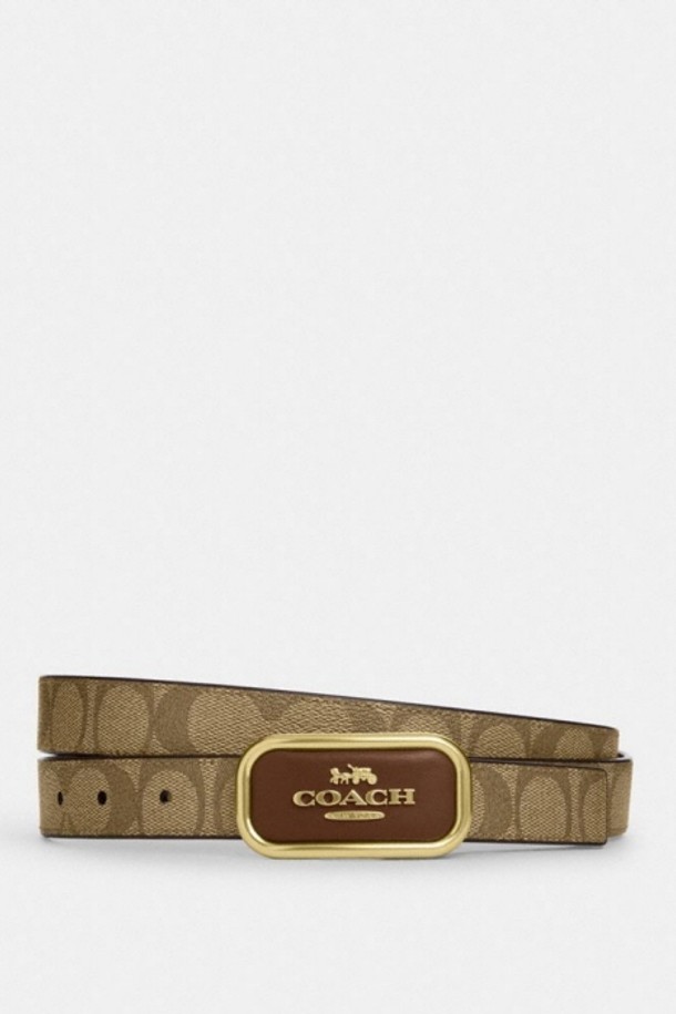 COACH - 벨트 - 코치 Signature Buckle 리버시블 벨트 CR436 IMBDX