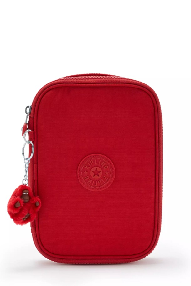 KIPLING - 중지갑 - 키플링 100 Pens 파우치 AC3657 Cherry Tonal