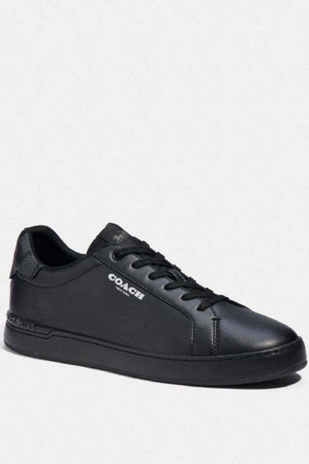 COACH - 스니커즈 - 코치 남성 Clip Low Top 스니커즈 CC724 BLK