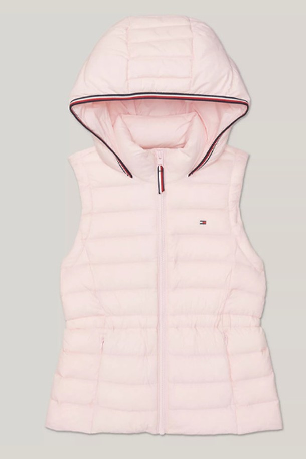 TOMMY HILFIGER - 의류 - 타미힐피거 걸즈 푸퍼 경량 패딩조삭2411ight Pink