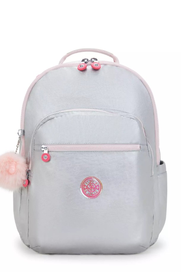 KIPLING - 백팩 - 키플링 Seoul Bts Gm Xl 프린트 백팩 KI5929 Ice Sv M