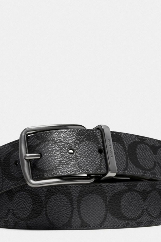 COACH - 벨트 - 코치 남성 Harness 38mm 리버시블 벨트 CQ022 CQBK