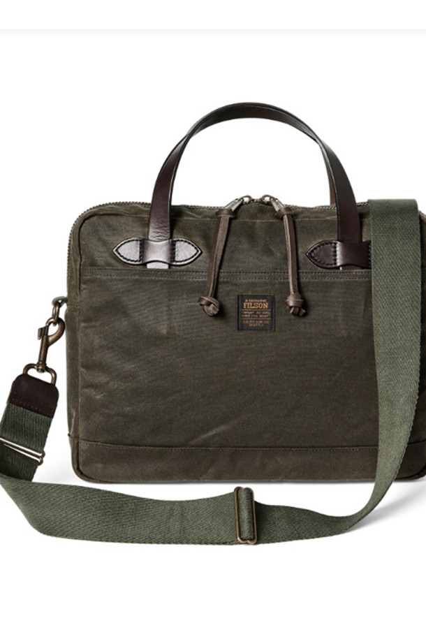 FILSON - 토트백 - 필슨 틴 클로스 컴팩트 브리프 20263587 Otter Green