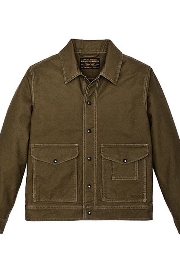 FILSON - 블루종/점퍼 - 필슨 정글 클로스 워크 자켓 20277934 Dark Olive