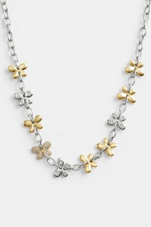 코치 Pave Butterfly Chain 목걸이 CT162 A31