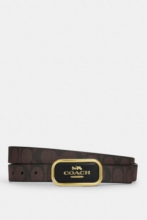 코치 Signature Buckle 리버시블 벨트 CR436 IMAA8