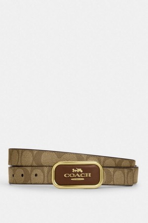 코치 Signature Buckle 리버시블 벨트 CR436 IMBDX