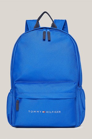 타미힐피거 Tommy 로고 백팩 Kettle Blue