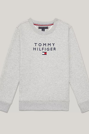 타미힐피거 보이즈 Hilfiger 로고 스웨트셔츠 Grey H