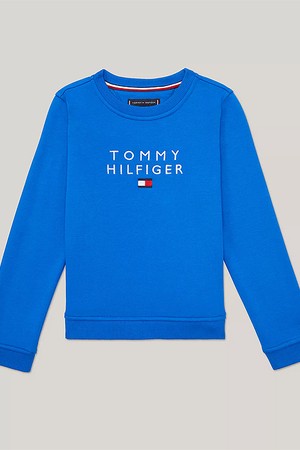 타미힐피거 보이즈 Hilfiger 로고 스웨트셔츠 K Blue