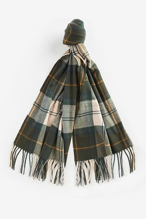 바버 Hailes Tartan 스카프 LSC0426TN51