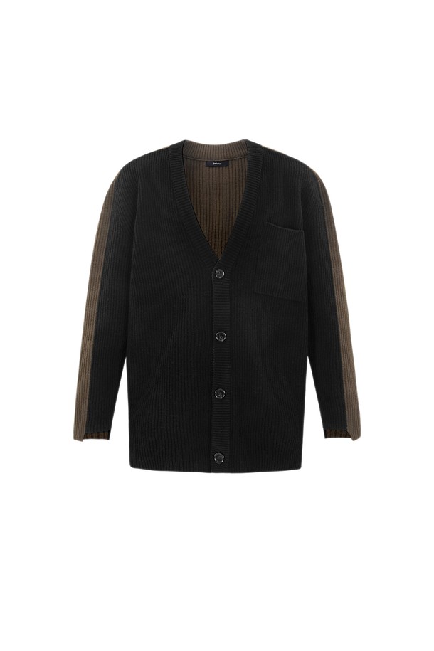 pelote - 가디건 - Color Point Cashmere Cardigan