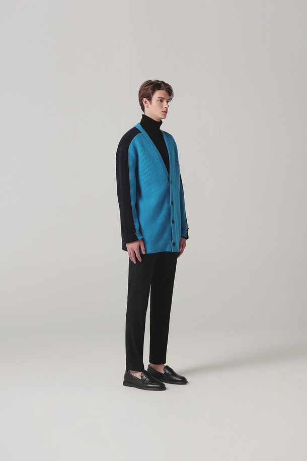 pelote - 가디건 - Color Point Cashmere Cardigan