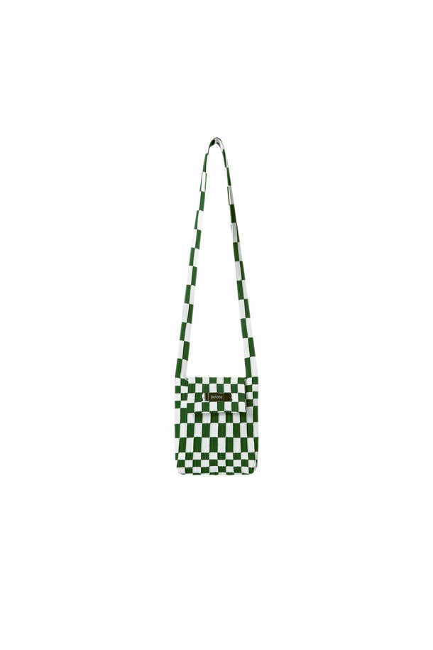 pelote - 크로스백 - Checker Knit Cross Bag (S)