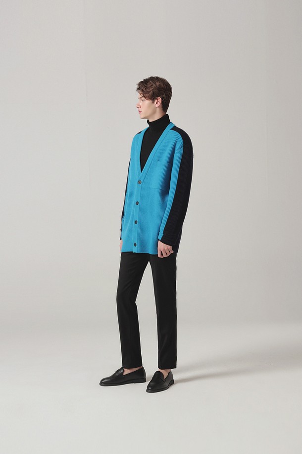 pelote - 가디건 - Color Point Cashmere Cardigan