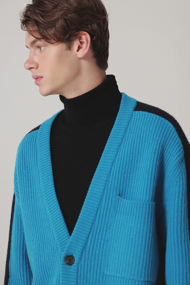 pelote - 가디건 - Color Point Cashmere Cardigan