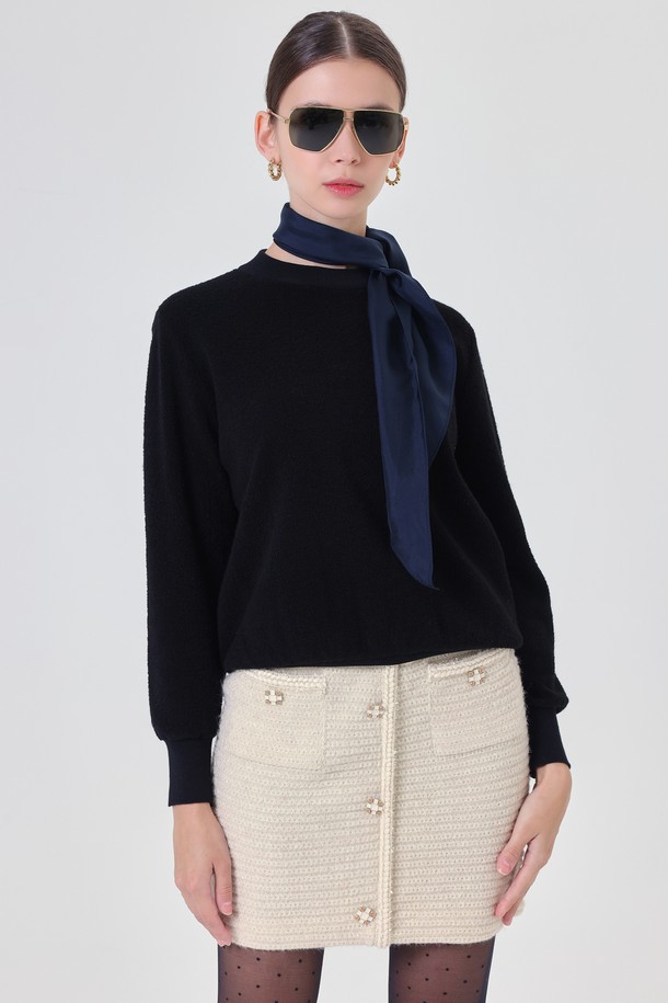 pelote - 스웨터 - Female Round Terry Knit