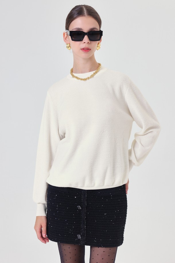 pelote - 스웨터 - Female Round Terry Knit