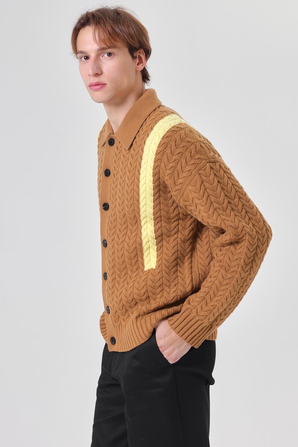 pelote - 가디건 - Signature Line Cashmere Cardigan