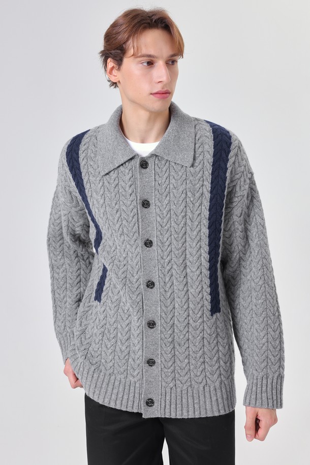 pelote - 가디건 - Signature Line Cashmere Cardigan