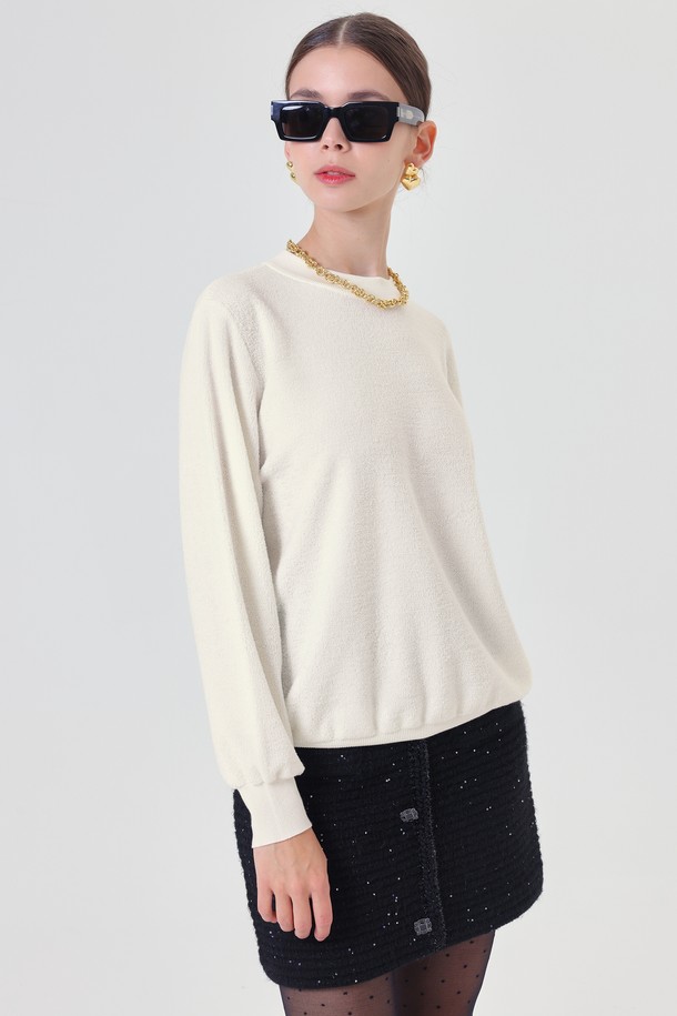 pelote - 스웨터 - Female Round Terry Knit